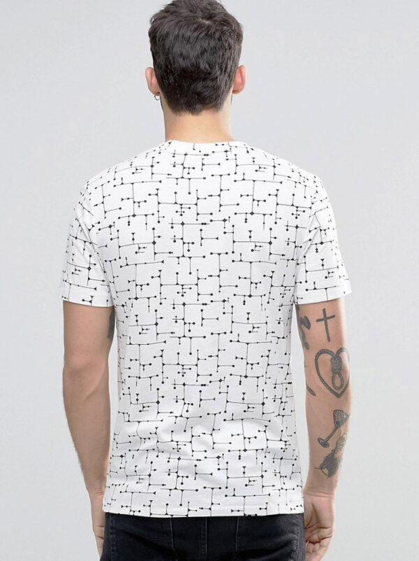White Fashion T-Shirt - Image 2
