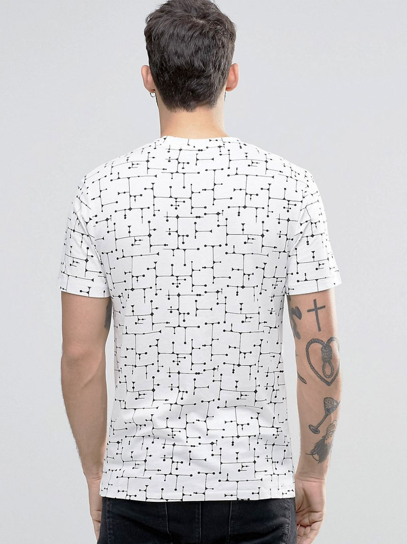 White Fashion T-Shirt - Image 2